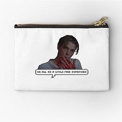 Billy Loomis We All Go a Little Mad Sometimes Quote Zipper Pouch