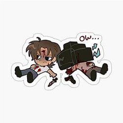 Billy Loomis and Stu Macher Sticker