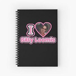 I love Billy Loomis Scream Spiral Notebook