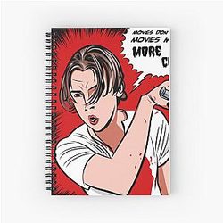 Billy Loomis Scream Movie Adaption Spiral Notebook