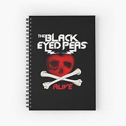 Black Eyed Peas Spiral Notebook