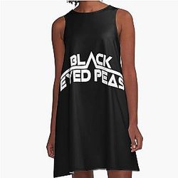 The American Black Eyed Peas Band A-Line Dress