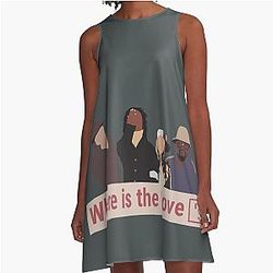 Where is the Love Black Eyed Peas A Line Dress