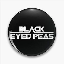 The Black Peas American Band Pin