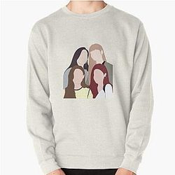 Blackpink Sweatshirts - Rose Jennie Lisa Jisoo Pullover Sweatshirt RB0408