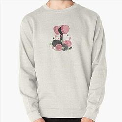 Blackpink Sweatshirts - Blackpink blpingbong floral lightstick Pullover Sweatshirt RB0408