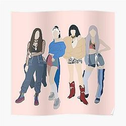 Blackpink Posters - Blackpink “How you like that” Illustration Poster RB0408