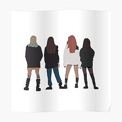 Blackpink Posters - BLACKPINK Stay Digital Illustration  Poster RB0408