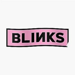 Blackpink Posters - Blackpink Fans BLINKS RECTANGLE BLACK Poster RB0408