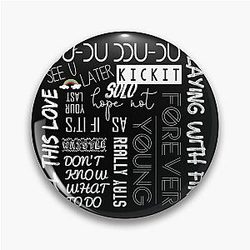 Blackpink Pins - BLACKPINK SONGS Pin RB0408