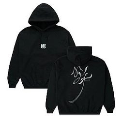 Black Pink Hoodies – Jisoo ME Flower Sign Printed Pullover Hoodie