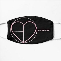 Blackpink Face Masks - Blackpink's new logo design Flat Mask RB0408