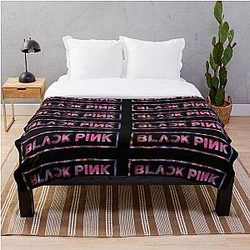 Blackpink Blanket - Black Pink Nebula Throw Blanket RB0408