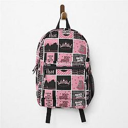 Blackpink Backpacks - BLACKPINK THE ALBUM Pattern Backpack RB0408