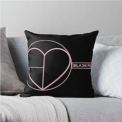 Blackpink Pillows - Blackpink's new logo design Throw Pillow Cover RB0408