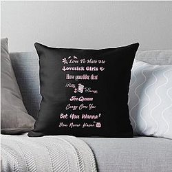 Blackpink Pillows - Blackpink the album trackless Throw Pillow Cover RB0408