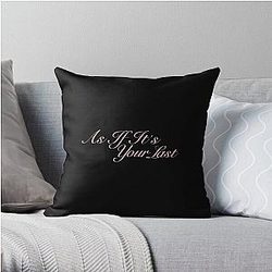 Blackpink Pillows - BlackPink As If It's Your Last Logo color 1 Throw Pillow Cover RB0408
