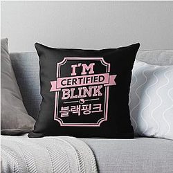 Blackpink Pillows - Certified BLINK BLACKPINK Throw Pillow Cover RB0408