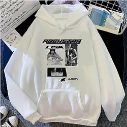 Black Pink Hoodies – Lisa Rockstar Idol Image Series Hoodies