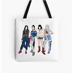 Blackpink Bags - BLACKPINK HOW YOU LIKE THAT All Over Print Tote Bag RB0408