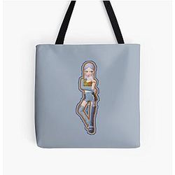 Blackpink Bags - Blackpink ROSÉ how You like that zepeto art All Over Print Tote Bag RB0408