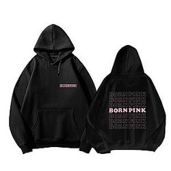 Blackpink Hooodies - New! Blackpink Seoul Born Pink Concert Pullover Hoodie