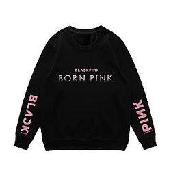 Blackpink Sweatshirts - New! Born Pink World Tour Style Pullover Sweatshirt