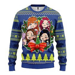 Blackpink Chibi  Gift for Thanksgiving Ugly Christmas Sweater