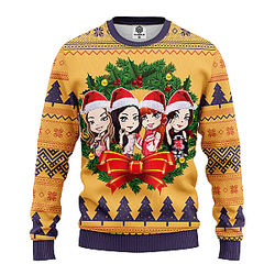 Blackpink Chibi For Fan Ugly Christmas Sweater