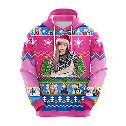 Lisa Blackpink Cute Christmas Ugly Hoodie 
