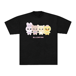 BLACKPINK Character Black T-Shirt