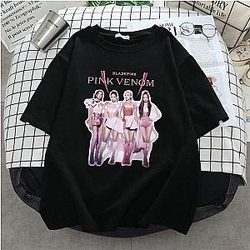 Blackpink T-shirts - New! Pink Venom Concept 2 Casual T-Shirt
