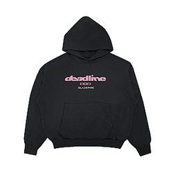 Continent Black Logo Deadline DTNK1401 Blackpink Hoodies