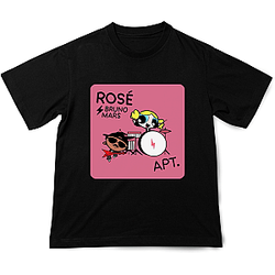Blackpink T-Shirts - APT Rose feat Bruno Mars Chibi Classic T-shirt
