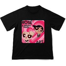 Blackpink T-Shirts - APT Rose feat Bruno Mars Powergirl Classic T-shirt