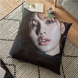 Blackpink Pillows - New! BlackPink Lisa Pink Venom Merch Throw Pillow Cover