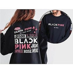 Blackpink Sweatshirts - New! BLACKPINK 2022 World Tour Pullover Sweatshirt