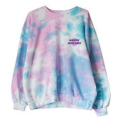 Blackpink Sweatshirts - Blackpink Ice Cream Dye Crewneck Pullover Sweatshirt