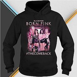 Blackpink Hooodies - New! Born Pink The Comeback Signatures Hoodie