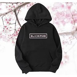 Blackpink Hooodies - Blackpink Logo Kpop Idol Pullover Hoodie