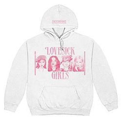 Blackpink Hooodies - Blackpink Lovesick Girls Pullover White Hoodie