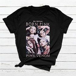 Blackpink T-shirts - New! Born Pink The Comeback Pink Venom T-Shirt