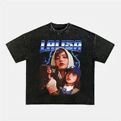 Summer LISA Washed T-Shirt- Unisex Aesthetic Cotton T Shirts