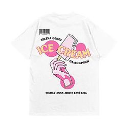 Blackpink T-shirts - BLACKPINK Ice Cream White Classic T-Shirt