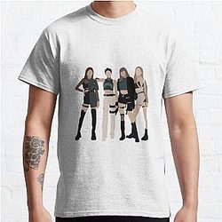 Blackpink T-shirts - Blackpink Kill This Love Digital Illustration  Classic T-Shirt RB0708