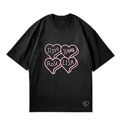 Black Pink T-shirts – Heart Name Member Classic T-shirt