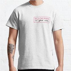 Blackpink T-Shirts - BLACKPINK IN YOUR AREA Classic TShirt RB0408