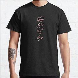 Blackpink T-Shirts - BLACKPINK SIGNATURES Classic TShirt RB0408