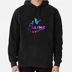 Blackpink Hoodies - BLACKPINK "BLINK" BUTTERFLY GALAxY DESIGN Pullover Hoodie RB0408