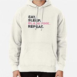 Blackpink Hoodies - Eat Sleep Blackpink Repeat Blackpink Pullover Hoodie RB0408